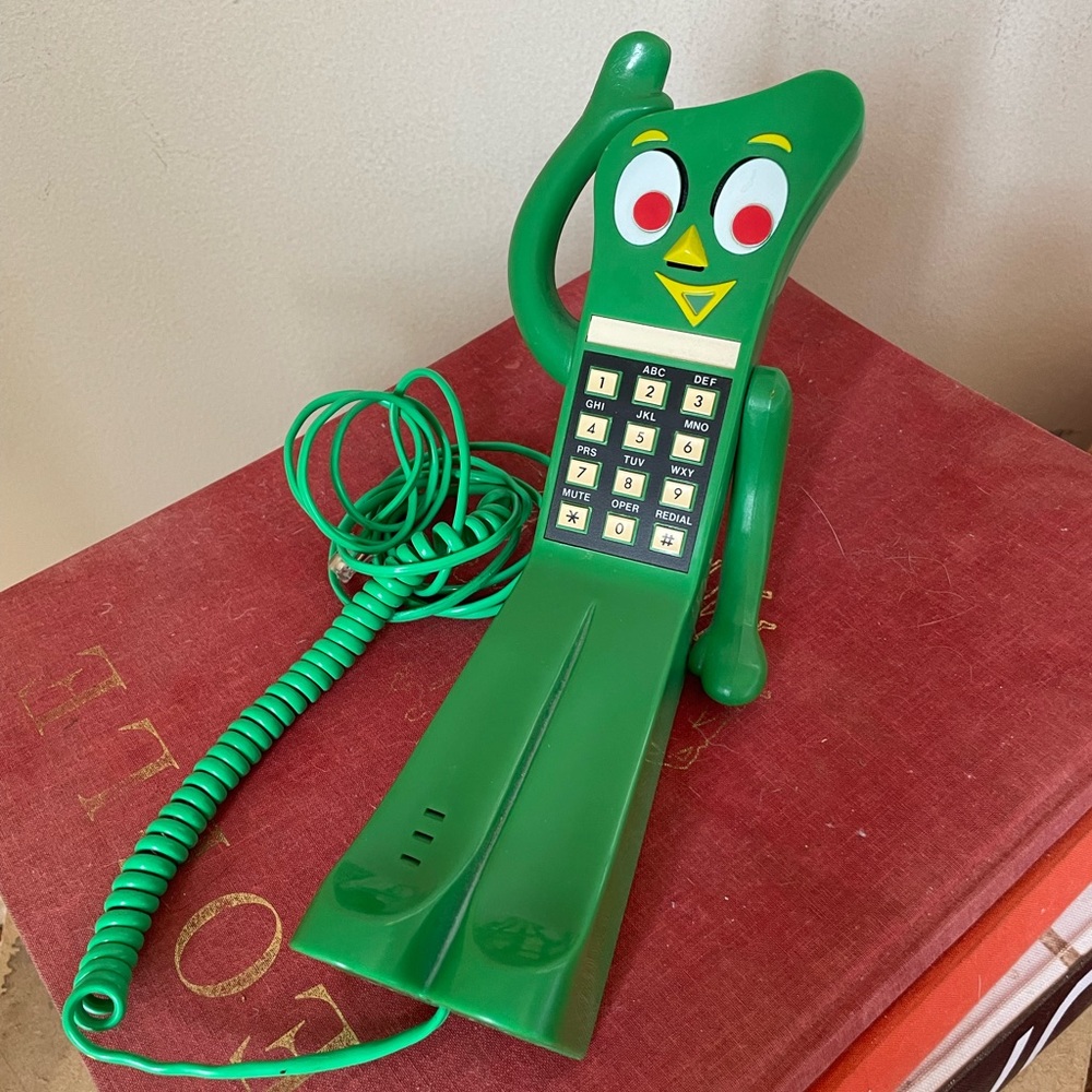 Vintage Gumby 1985 phone